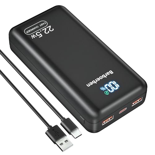 power bank 25800mAh 22,5W externer handyakku pd20W usb c tragbares ladegerät