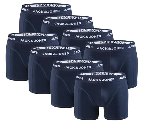 jack & jones boxershorts 8er pack navy mix groß xl