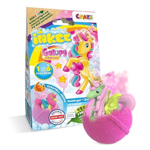 Einhorn badebombe kinder INKEE surprise galupy unicorn 200 g