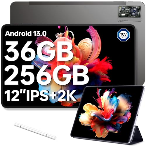 oukitel ot5 tablet 12 zoll 256gb gaming tablet mtg helio g99 android 13 schwarz