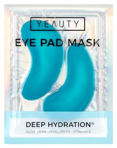 YEAUTY Augenpads mit aloe vera, hyaluron und vitamin E für tiefe feuchtigkeit