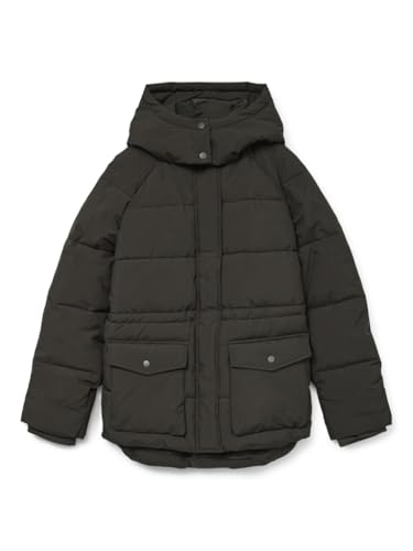 vero moda steppjacke damen vmdiana mit kapuze und reißverschluss