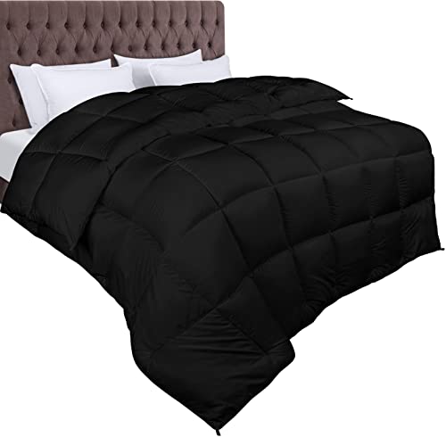 Produktbild: Utopia Bedding duvet 200 x 220 cm, ganzjährig, 370 GSM, atmungsaktiv, schwarz