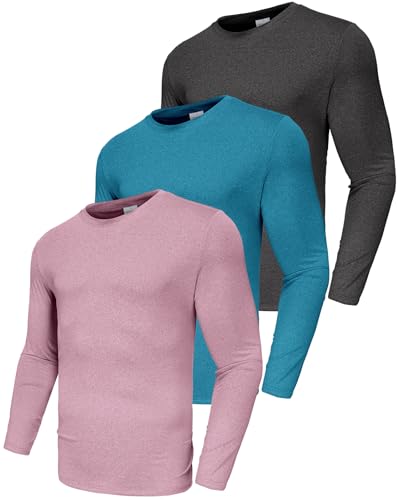 Herren Langarmshirt UPF 50+ UV Schutz Schnelltrocknend Atmungsaktiv Sportshirt