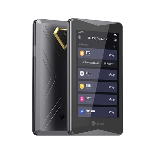 ellipal titan hardware wallet, 100% offline bitcoin wallet