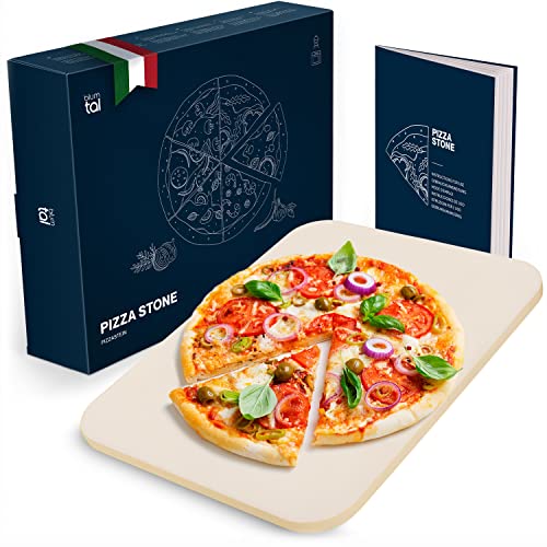 blumtal pizzastein 38x30 cm für backofen und grill aus cordierit bis 900 c