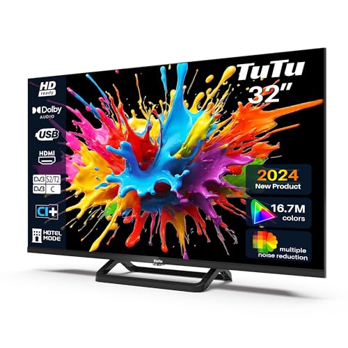 fernseher tuTu Basic 40 Zoll full hd led schwarz mit smart tv funktion