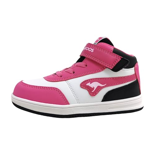 kangaROOS sneaker kinder mid k-cpi tive ev, daisy pink/jet black, 29 eu