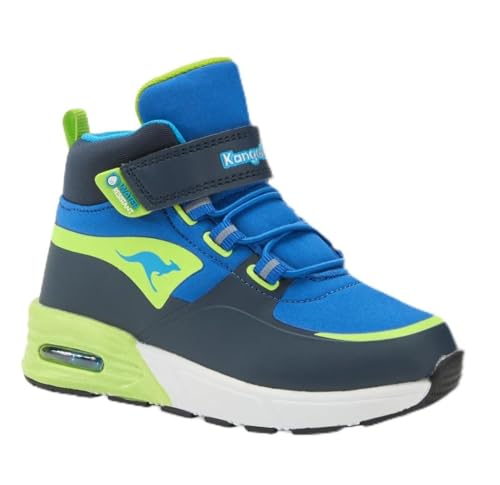 KangaROOS kinder sneaker k-xi creed mid ev, navy/lime, 25 eu