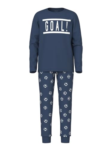 Produktbild: IT Jungen Nachtwäsche-Set Fußball, Dark Denim, 110-116 EU