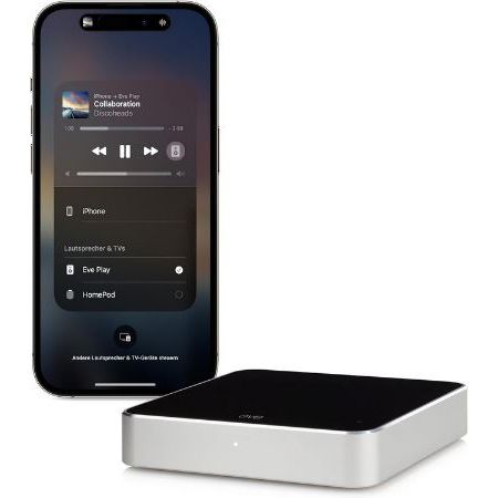 eve play audiostreaming adapter airplay für 99,95 euro statt 126 euro