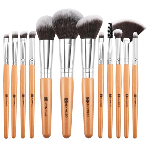 pinselset makeup heymkgo 12 schminkpinsel set gesicht augen foundation puder blush concealer