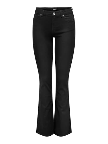 ONLY Flared Jeans für Damen, mittlere Taille, ONLBLUSH