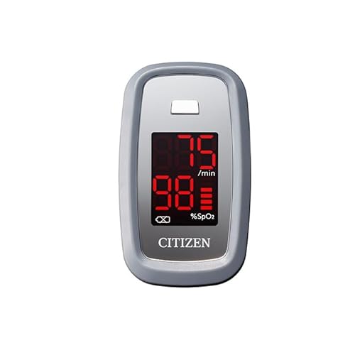citizen pulse oximeter mit fingerclip, großes display, herzfrequenz und sauerstoffsättigung