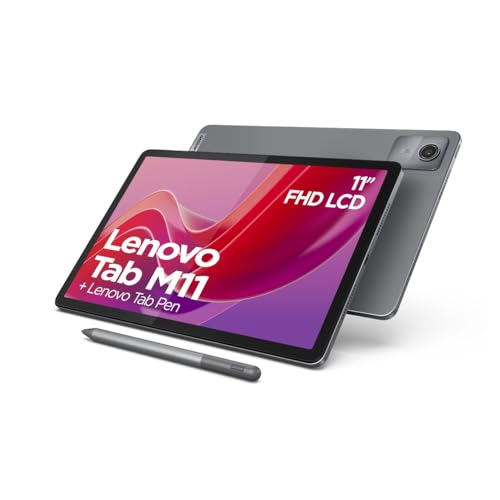 lenovo tab m11 tablet 10,95" touch display mediaTek g88 4gb ram 128gb android 14 grau inkl. pen