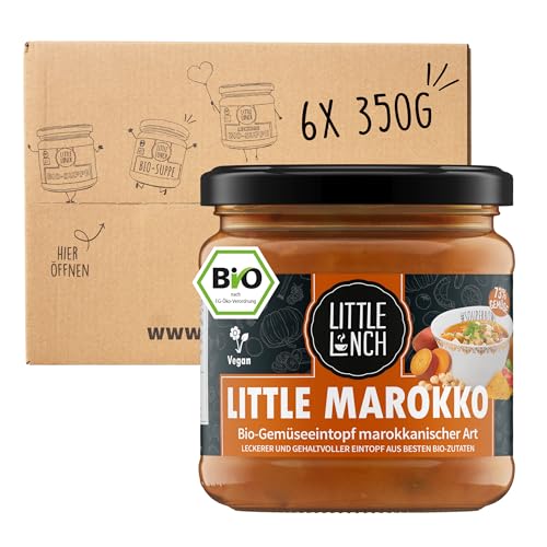 little lunch bio maroccan stew, kichererbsen, linsen, vegan, 6 x 350 g