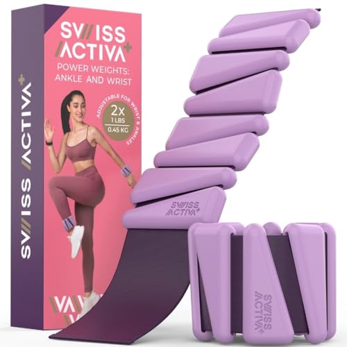 swiss activa+ hand und fußgewichte für frauen, verstellbare handgelenkgewichte