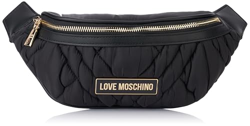 love moschino bauchtasche damen schwarz einheitsgröße bequem tragbar