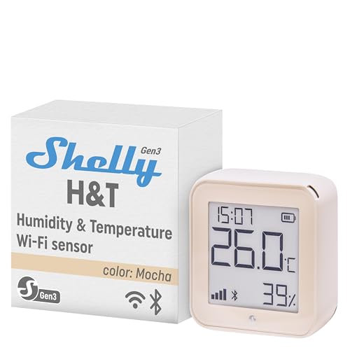 shelly h&t gen 3 temperatur- und luftfeuchtesensor für smarte home-anwendungen