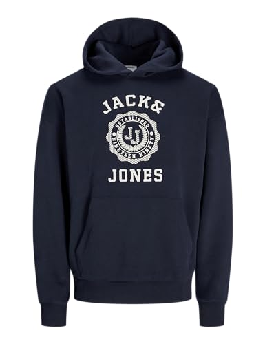 jack & jones hoodie herren kapuzenpullover jjvictor sweat navy blazer, s