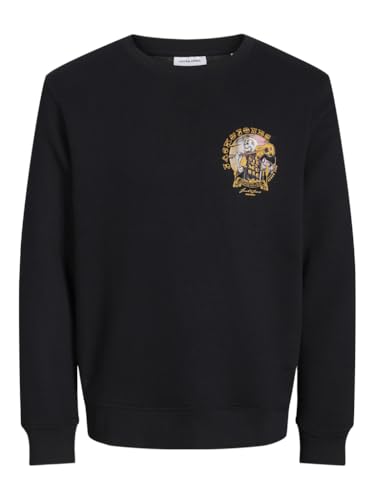 jack&jones junior sweatshirt crew neck jjskull rock für kinder