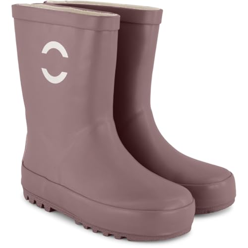 mikk-line kinder gummistiefel 19 twilight mauve wasserdicht regenstiefel
