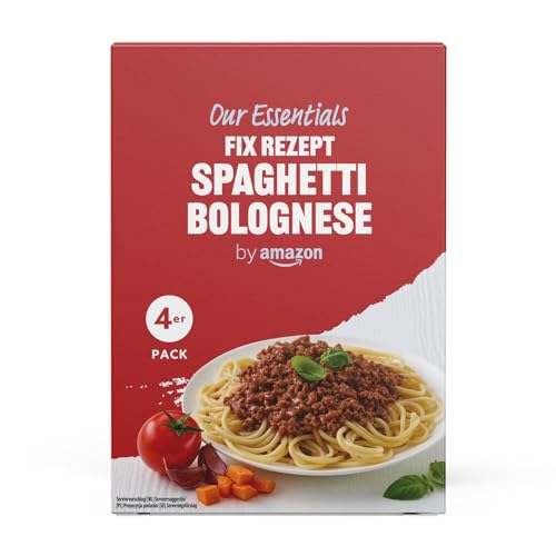 spaghetti bolognese fix by amazon 4er-pack für 12 portionen