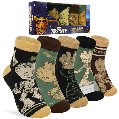 marvel socken herren 5er-pack ankle socks weich atmungsaktiv mehrfarbig groot