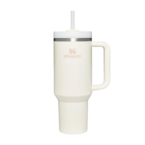 Produktbild: stanley quencher h2.0 trinkflasche mit strohhalm 1.2l spülmaschinenfest edelstahl cream