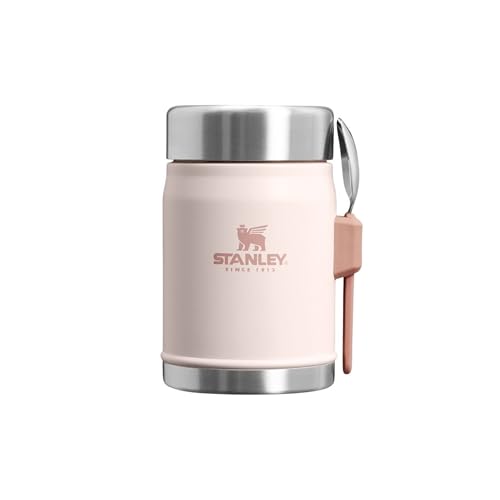 stanley classic thermobehälter 400ml rose quartz  hält essen 7h heiß oder kalt