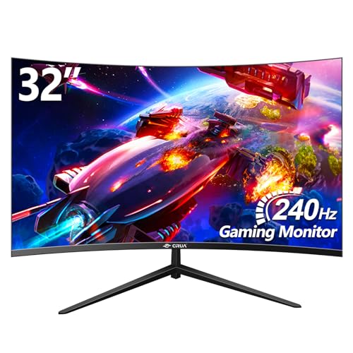 32 Zoll Curved Gaming Monitor 1080P 240Hz 1ms AdaptiveSync DCI-P3 90% Eye Care