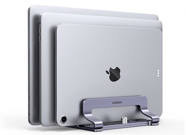 ugreen laptop-ständer aus aluminium mit 3 slots für 24,22 euro statt 30 euro