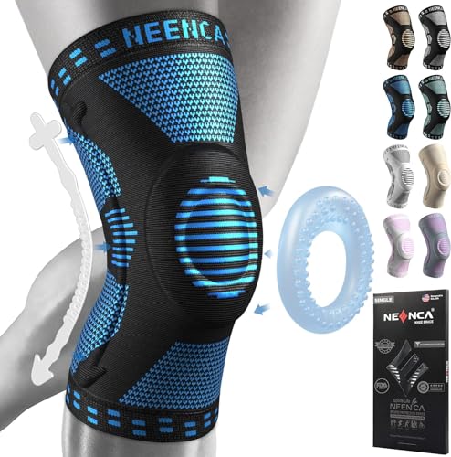 neenca kniesupport, kompressionsknieschoner mit patella gelpads, arthritis, schmerzlinderung