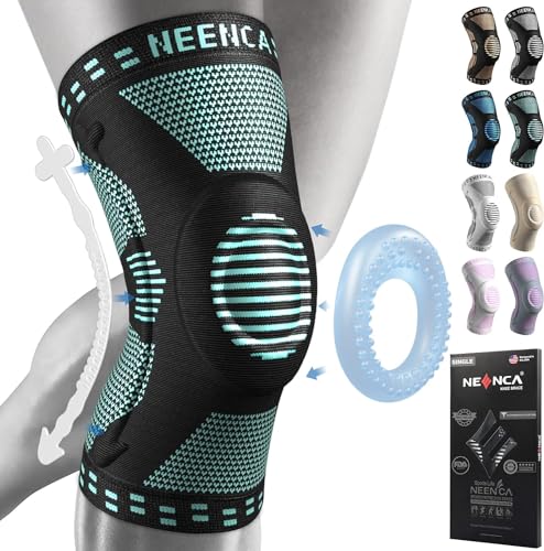 neenca kniebandage mit patellapolstern, seitlichen stabilisatoren, gelenkschmerzlinderung