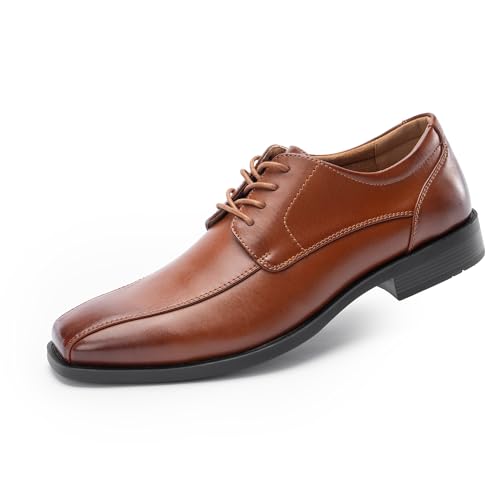cusolemore anzugschuhe herren oxfords schnürhalbschuhe braun quadratische zehe 44.5