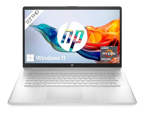 hp laptop 17,3 zoll fhd display, amd ryzen 7, 16gb ram, 512gb ssd, windows 11