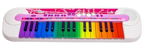 my music world keyboard für kinder, 32 tasten, 8 demos, 6 rhythmen, ab 3 jahren