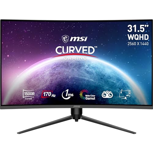 msi g32cq5p 31,5 zoll wqhd curved gaming monitor 2560 x 1440 170hz 1ms