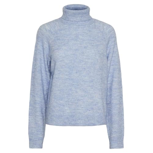 pieces rollneck pullover mujer juliana ls knit noos bci