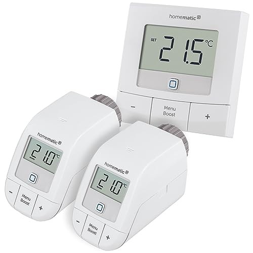 Homematic IP Heizkörperthermostate Set Basic XS (2x + Wandthermostat)