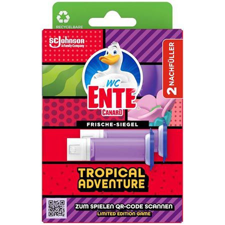 wc-ente nachfüller 2er pack frische-siegel tropical adventure ab 3,55