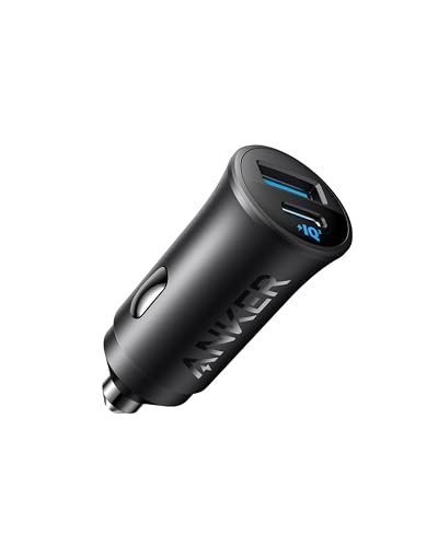 anker usb-c kfz-ladegerät 30w 2-port netzteil für iphone samsung ipad und mehr