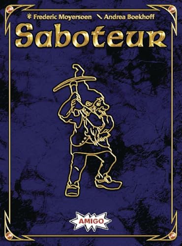 saboteur brettspiel von amigo, strategisches spiel für 3-10 spieler