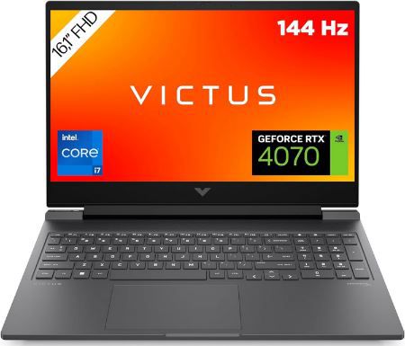 hp victus gaming laptop 16,1 fhd rtx 4070 1.599 statt 1.799