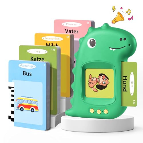 sprechende lernkarten kindern, lernspielzeug autismus, deutsch lernen, geschenk 2-6 jahre