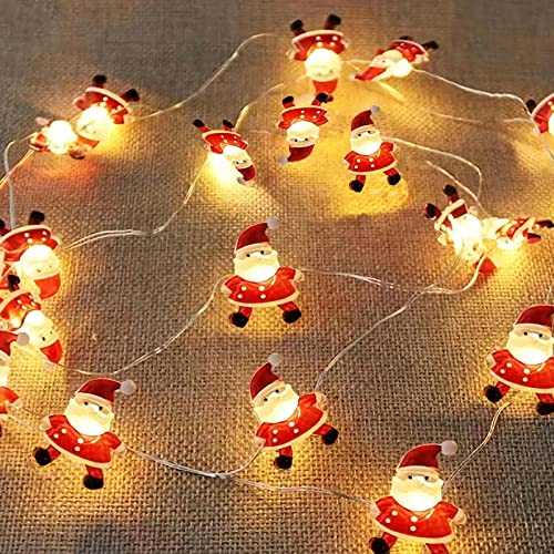 Eledreme lichterkette innen batterie 2m 20 led weihnachtsdeko warmweiß für party balkon