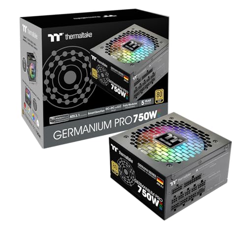 Thermaltake Germanium Pro RGB 750W Netzteil ATX 3.1 PCIe 5.1 vollmodular