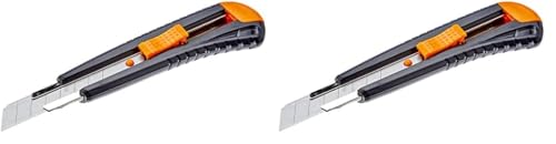 Produktbild: fiskars 2x cuttermesser 18 mm mit metallführung orange schwarz für 5,80