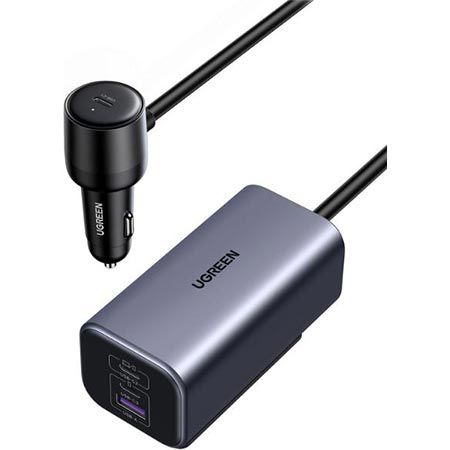 ugreen 4-port kfz-ladegerät usb pd3.1 150w gan für 38,99 (statt 60)