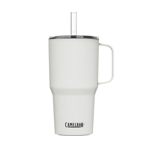 camelbak thermobecher 0,7l mit strohhalm, weiß, becher vss